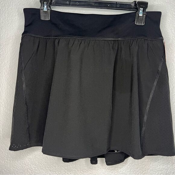 New! Spanx Get Moving Black Women’s Pull On Skort Size XL Tennis Walking Active - Picture 2 of 11